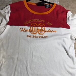 Classic Harley-Davidson Rhinestone Short Sleeve Top size XL